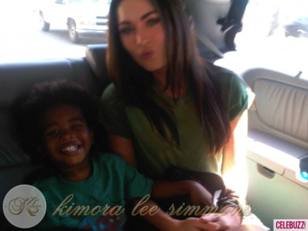 Kenzo, con trai của Kimora Lee Simmons và Djimon Hounsou.
